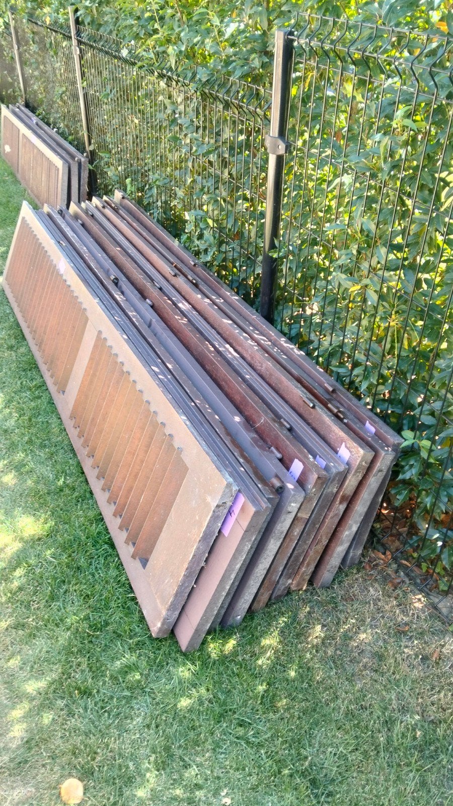 marantie Houten luiken voor ramen, Ophalen, Gebruikt, Bruin, 200 cm of meer