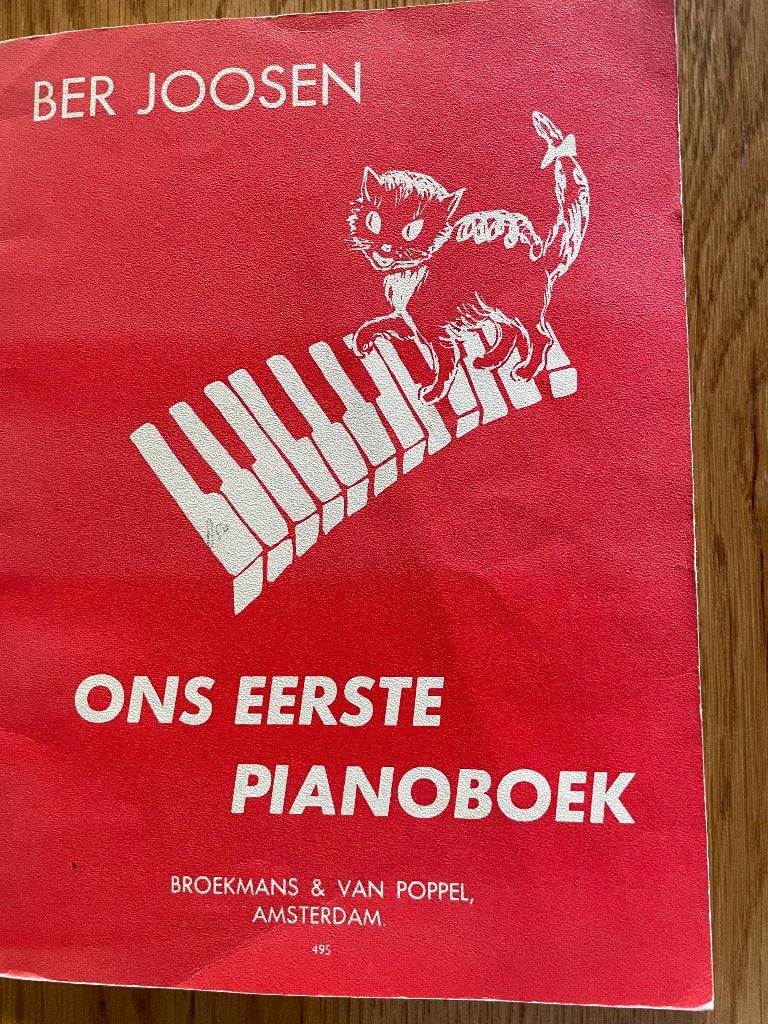 2 piano lesboekjes van Ber Joosen, Gebruikt, Overige genres, Les of Cursus, Ophalen of Verzenden