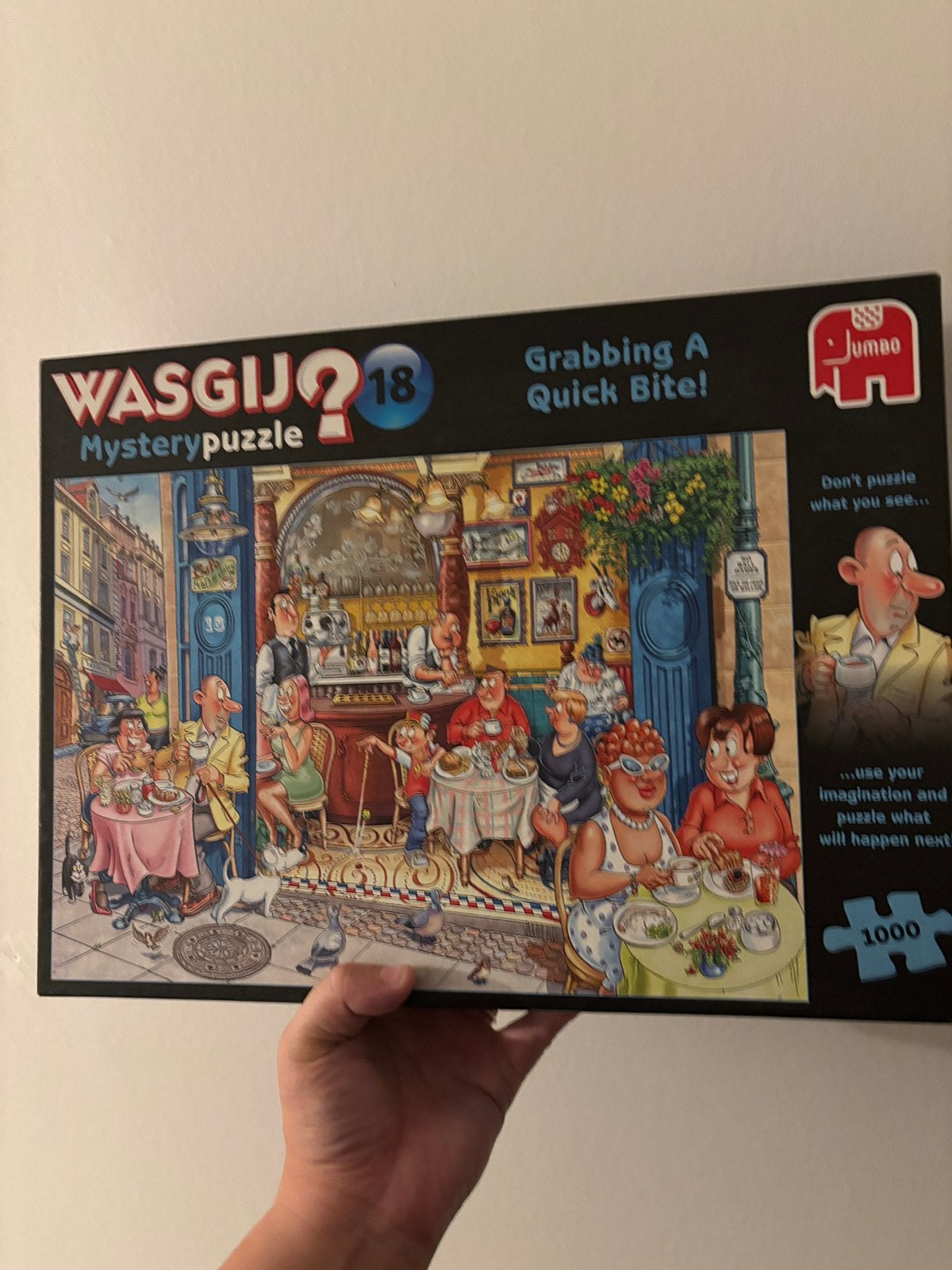 Puzzels (ravenburger / wasgij) 1000 stukjes, Ophalen, 500 t/m 1500 stukjes, Gebruikt, Legpuzzel