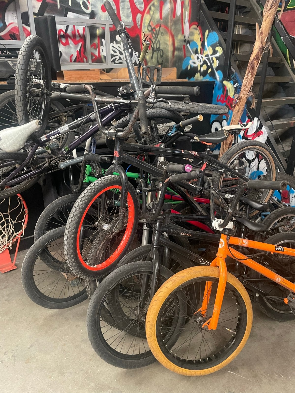 BMX fietsen - onderhoud nodig, deels incompleet, Ophalen, Gebruikt, Staal, 20 tot 24 inch
