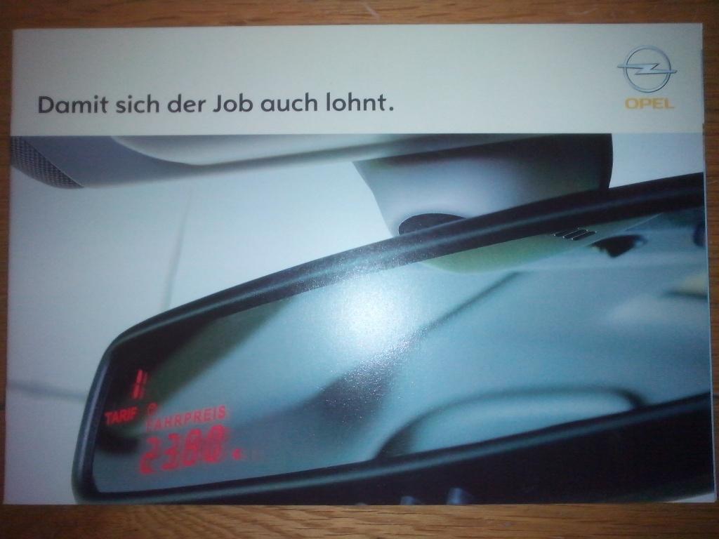 6x Opel Taxi folders brochures Vectra Omega Insignia Signum, Ophalen of Verzenden, Zo goed als nieuw, Opel