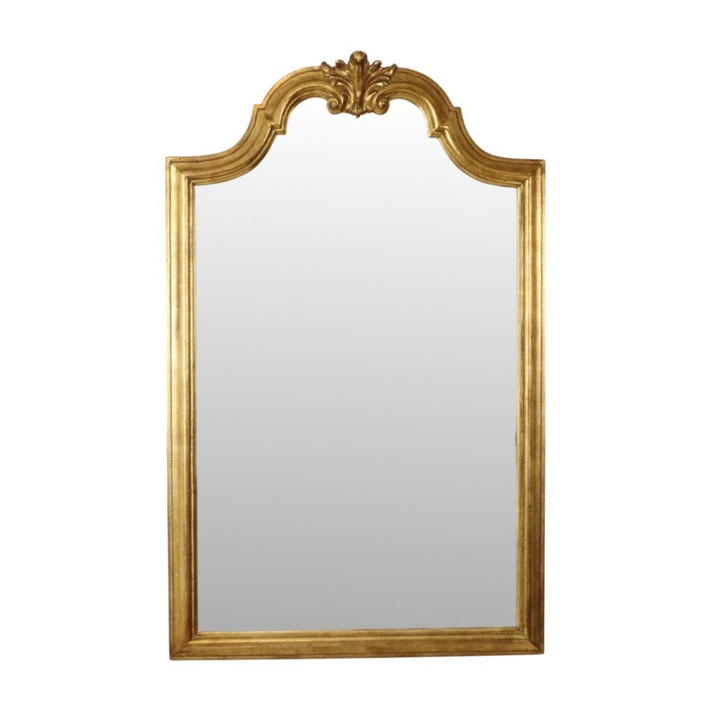 Klassieke Gouden Deknudt Spiegel Barok Stijl 105cm, Ophalen, Gebruikt, 100 tot 150 cm, Overige vormen