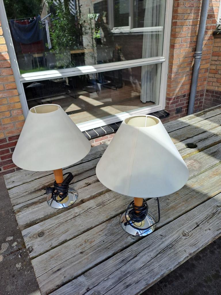 2 leuke lampen met kleine fitting, Huis en Inrichting, Lampen | Lampenkappen, Ophalen, Rond