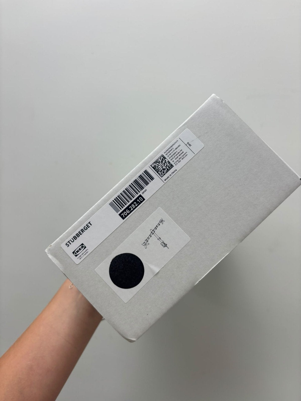STUBBERGET IKEA Zwart Monitor Beugel Nieuw, Ophalen, Nieuw
