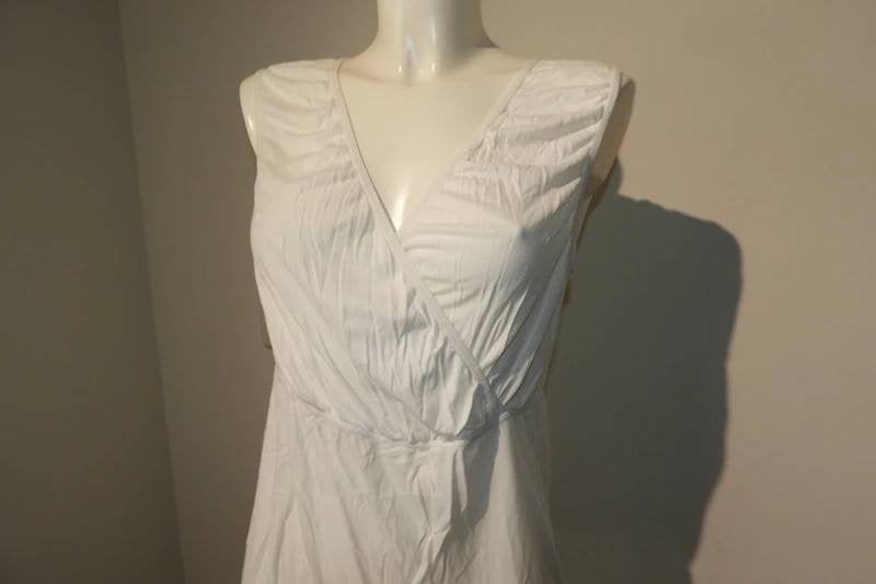 Wolford witte top mooi basis model overslagje v hals Mt L, Kleding | Dames, Verzenden, Wit, Maat 42/44 (L), Zo goed als nieuw