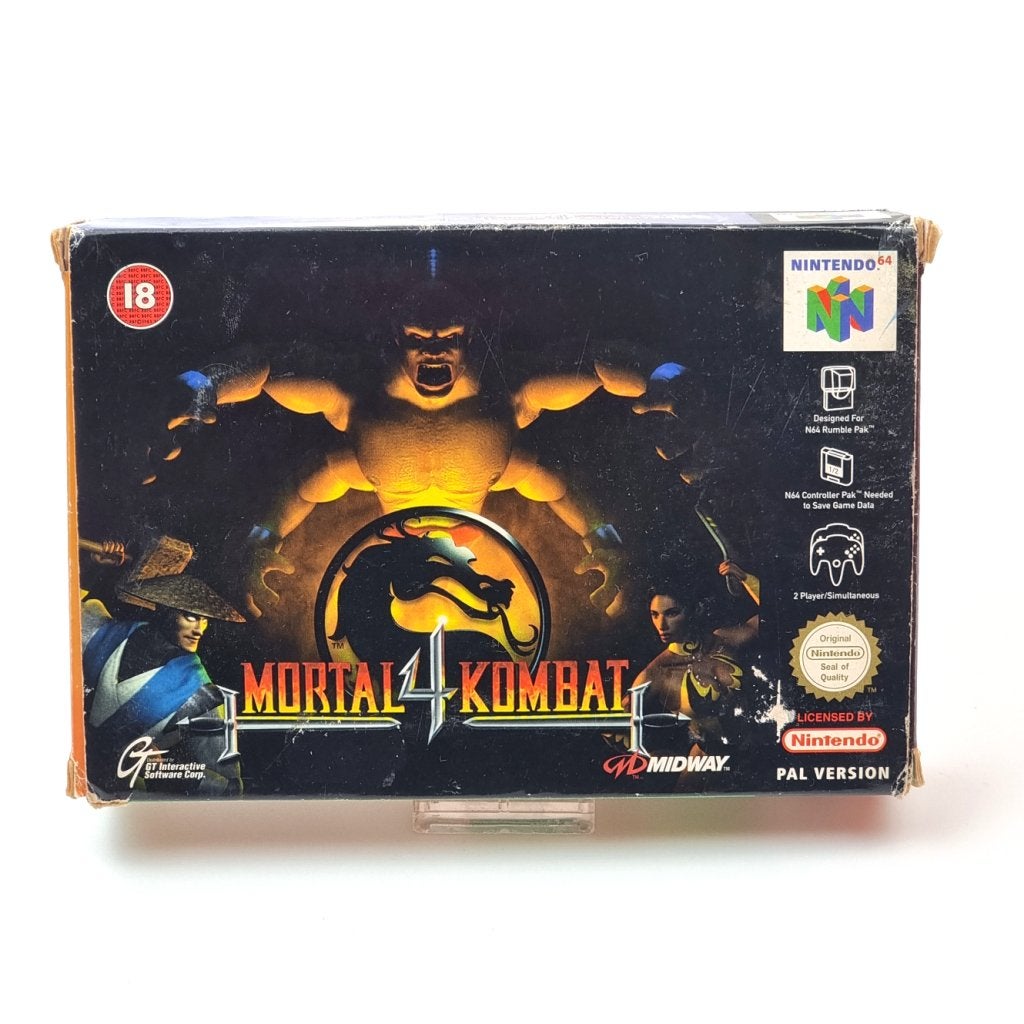 Nintendo 64 Game: Mortal Kombat 4 CIB, Nintendo, Zo goed als nieuw, Support@nintendo.com, 11-1 Hokotate-cho, Kamitoba, Minami-ku
Kyoto 601-8501
Japan