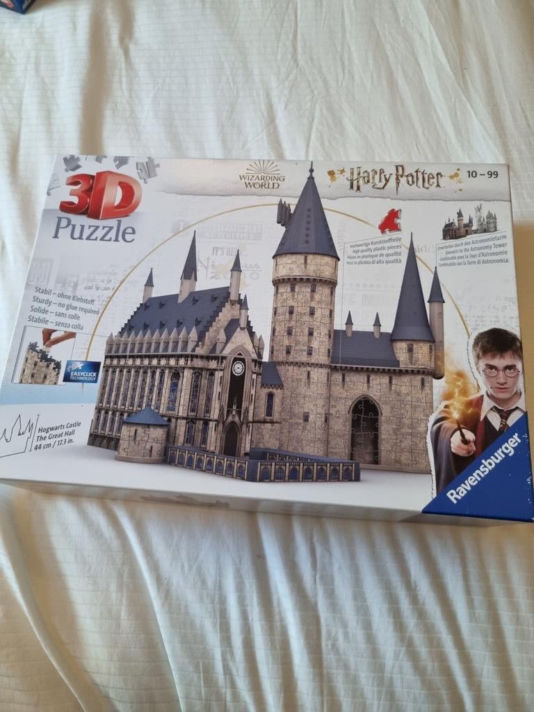 Ravensburger Harry Potter Zweinstein 3D Puzzel, Ophalen of Verzenden, 500 t/m 1500 stukjes, Zo goed als nieuw, Rubik's of 3D-puzzel
