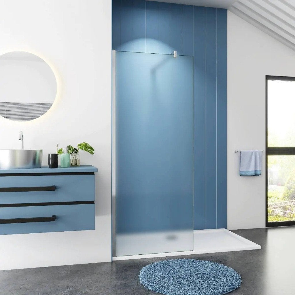 Inloopdouche White Dahlia 120x200cm 10mm Gesatineerd Glas, Ophalen, Nieuw, Glas, Bad