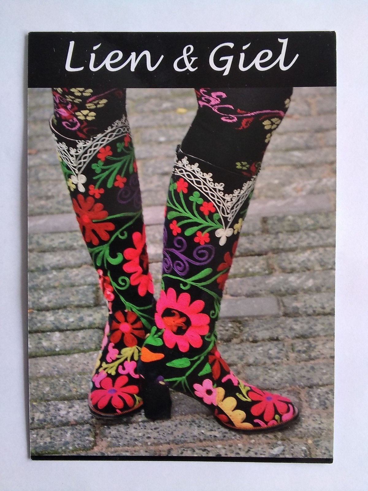 Kaart reclame Lien & Giel, Verzenden, Overige thema's