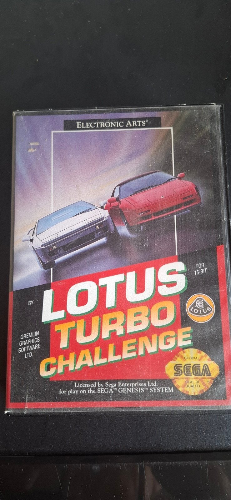 Lotus Turbo Challenge - Sega Mega Drive (Compleet), Spelcomputers en Games, Games | Sega, Gebruikt, Racen en Vliegen, 2 spelers
