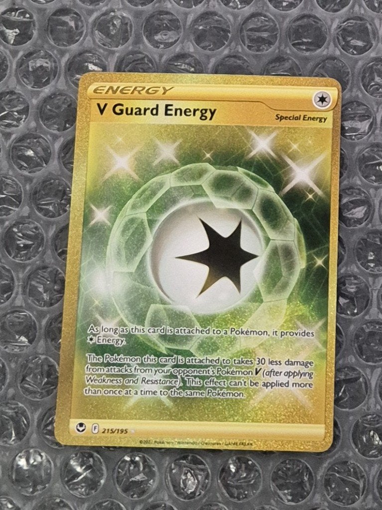 V Guard Energy 215 Silver Tempest Sword & Shield Gold Card