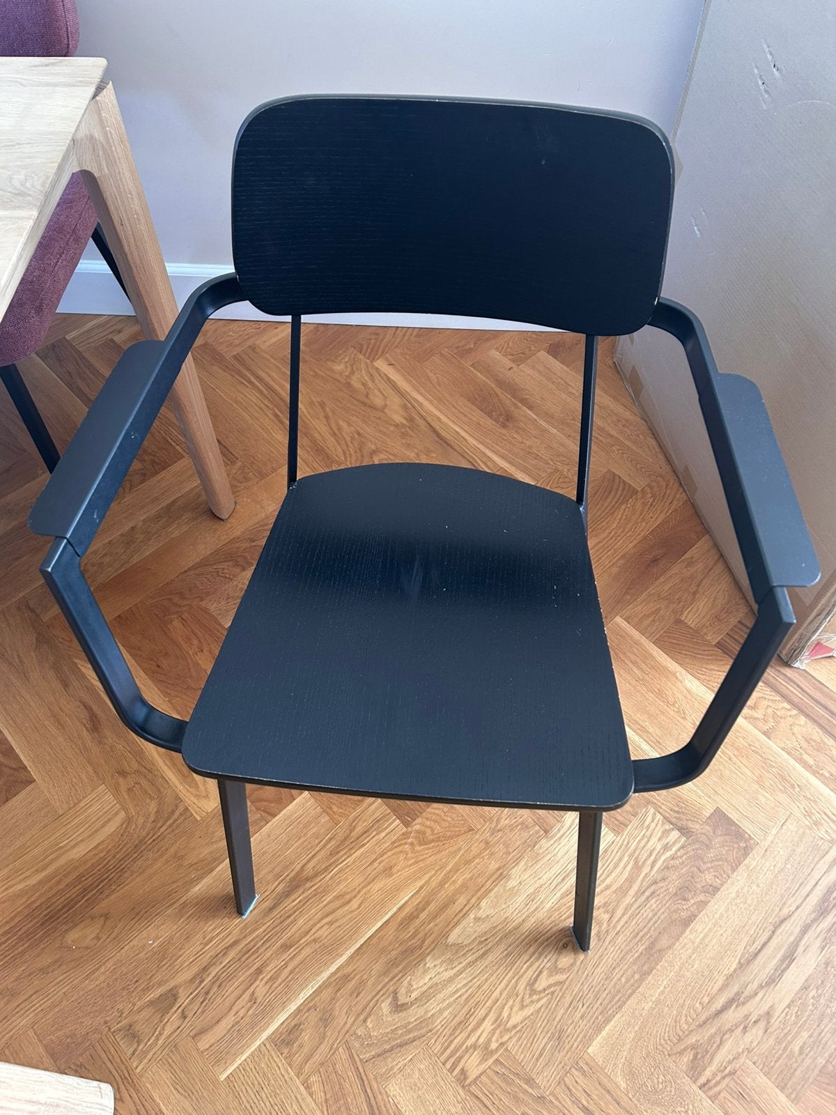 2 leuke eetkamerstoelen van House Doctor, Huis en Inrichting, Stoelen, Ophalen, Gebruikt, Twee, Zwart
