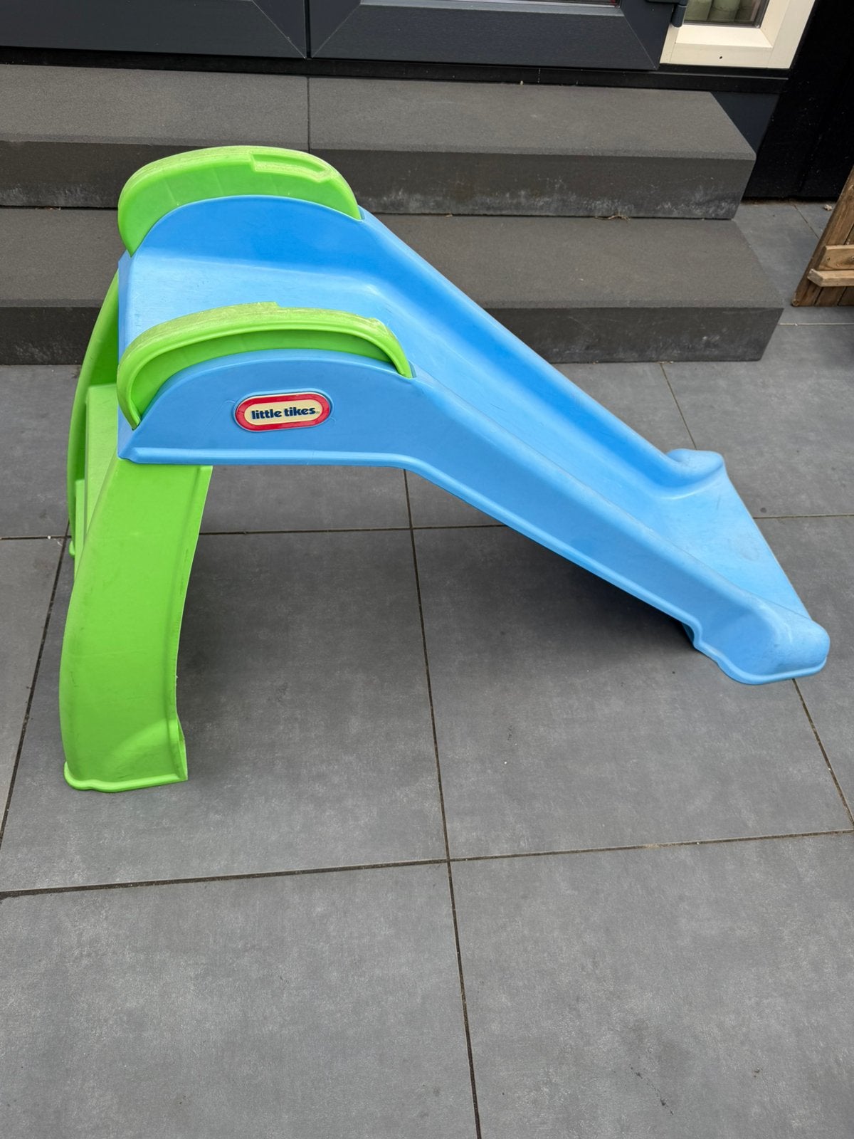 Smoby glijbaan blauw groen, Ophalen, Zo goed als nieuw, Glijbaan