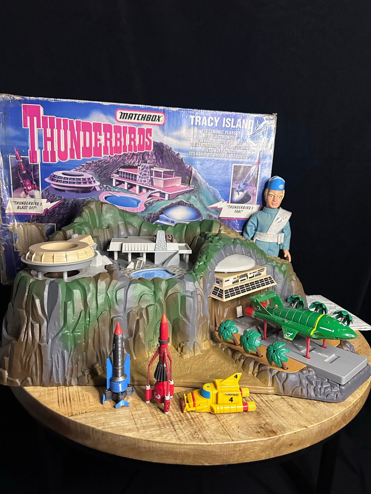 Matchbox Thunderbirds Tracy Island Speelset met Doos, Verzamelen, Verzenden, Gebruikt