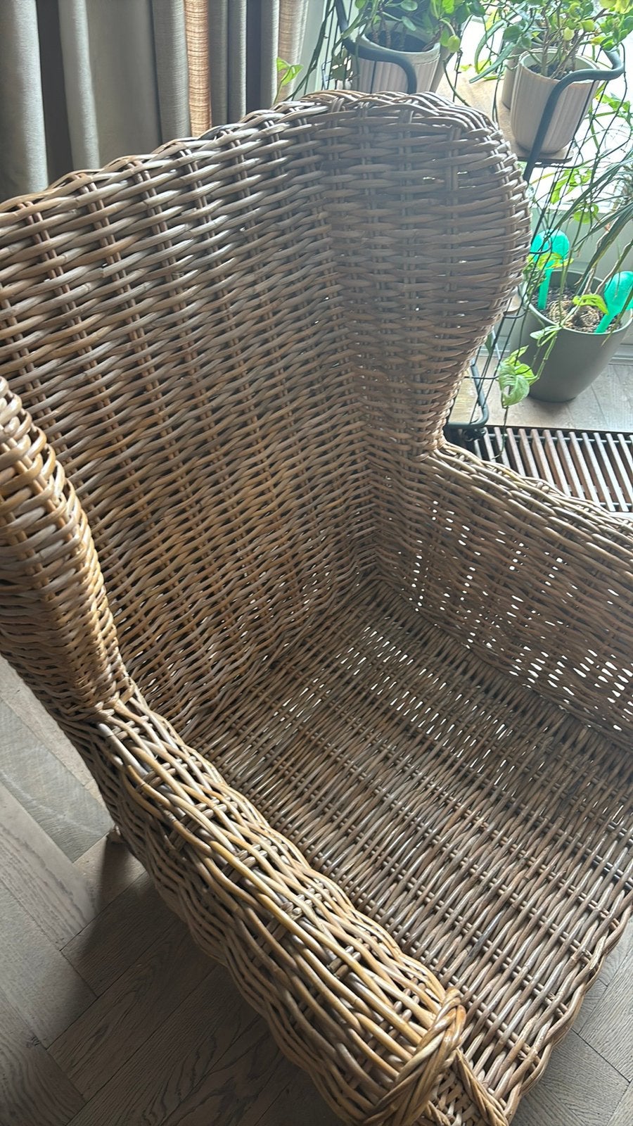 Rotan Stoel in goede staat, Ophalen, Gebruikt, Bruin, Eén