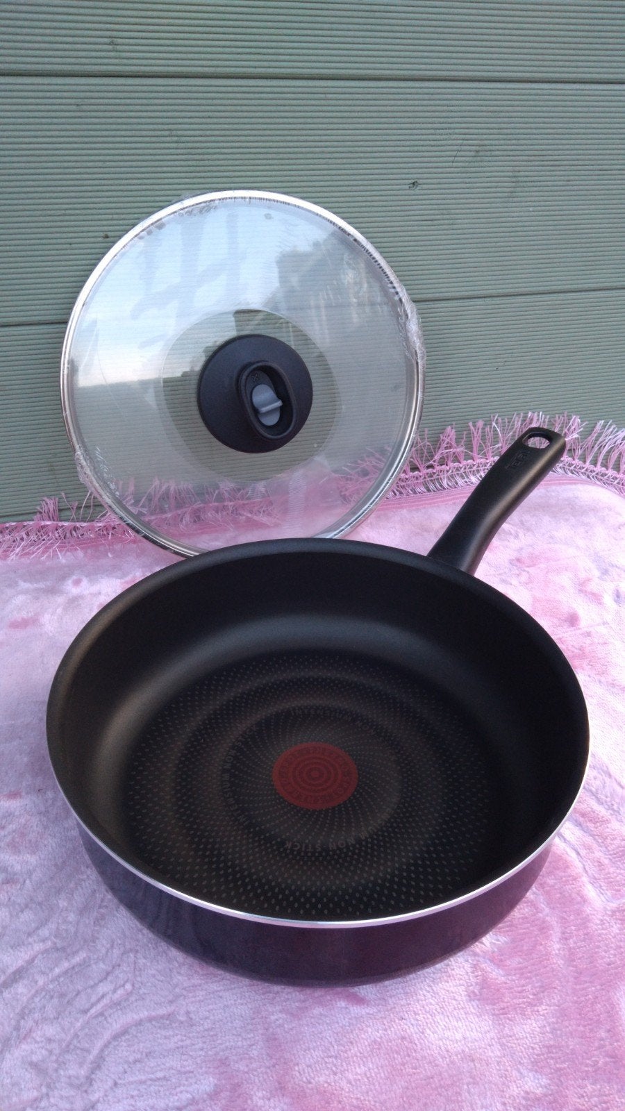 Tefal hapjes pan 25,5cm zwart glans, Verzenden, Nieuw, Kookpan of Snelkookpan