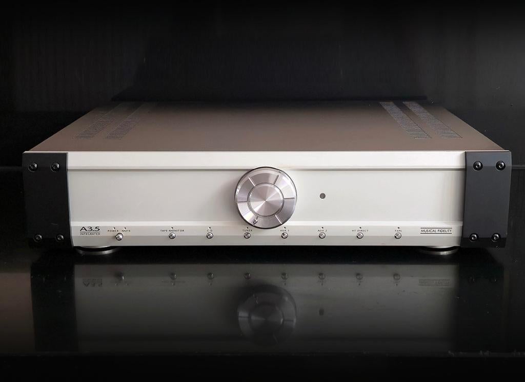 Musical Fidelity A3.5 Integrated Amplifier, Audio, Tv en Foto, Versterkers en Receivers, Zo goed als nieuw, 120 watt of meer, Stereo