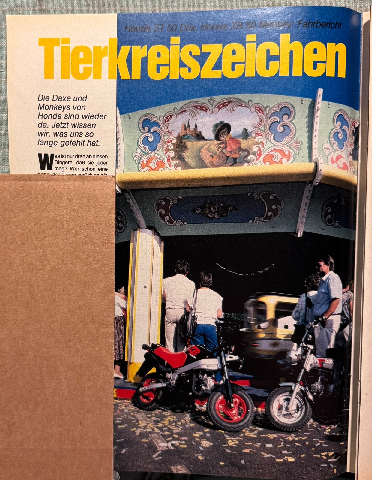 Verslag 1988 Honda ST50 Dax en ZB50 Monkey, Verzenden, Zo goed als nieuw, Motoren
