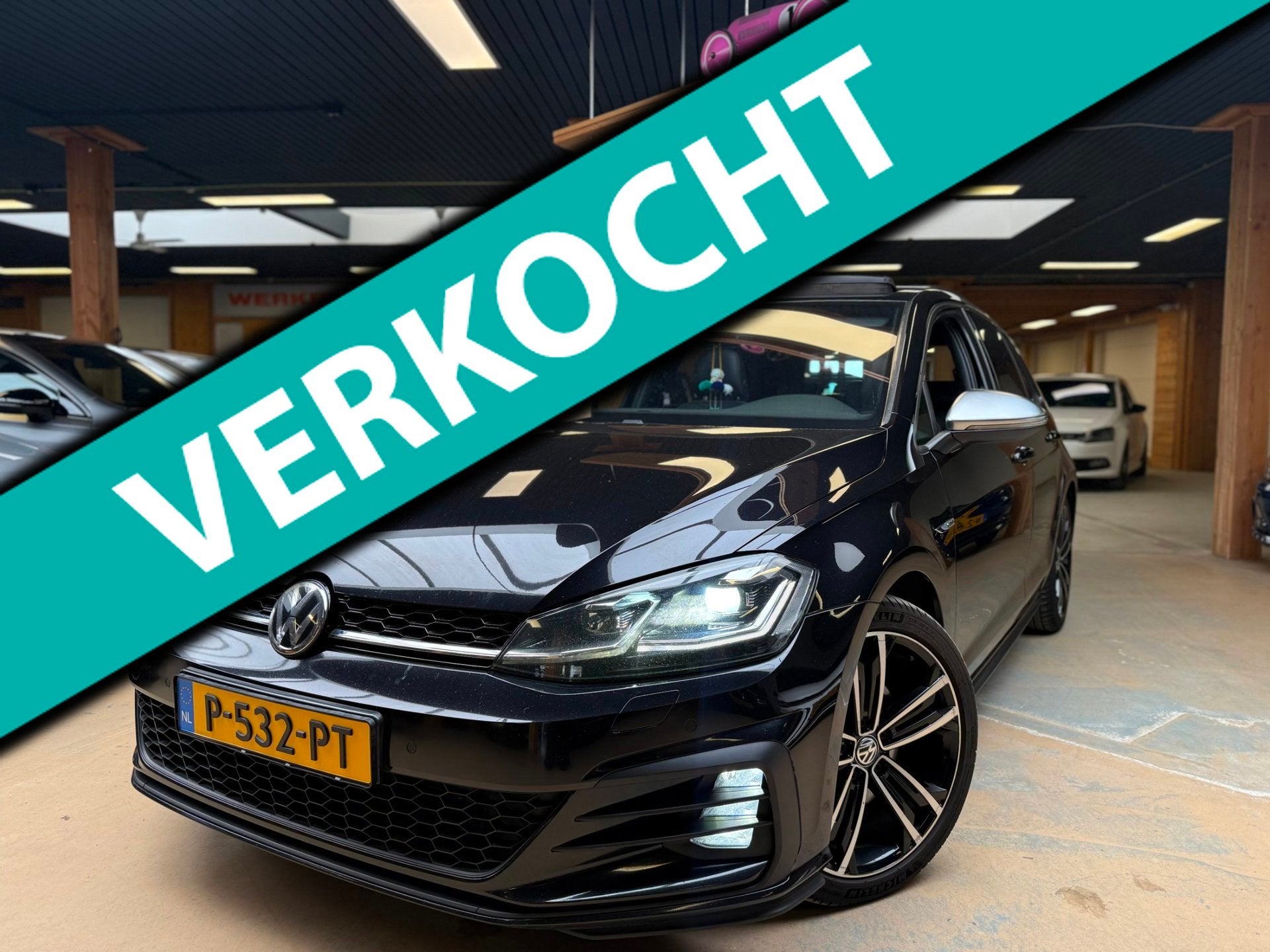 Volkswagen Golf 7.5 2.0 TDI GTD Alle Opties Keyless Pano Lee, Auto's, Gebruikt, Euro 6, Leder, Bedrijf
