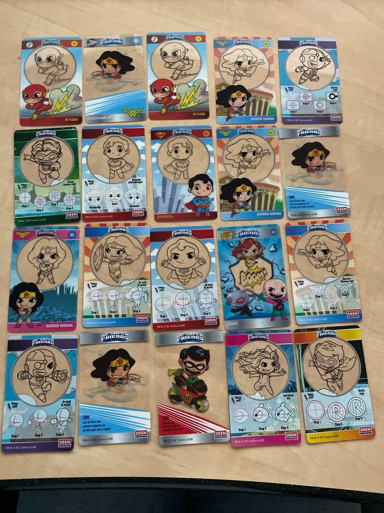 DC Super Friends spaarkaarten Deen, Ophalen of Verzenden, Zo goed als nieuw