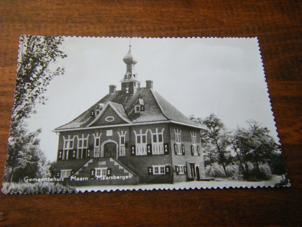 X43 - Maarn / Maarsbergen - Gemeentehuis - Mooi/Oud, Ophalen of Verzenden, 1960 tot 1980, Utrecht