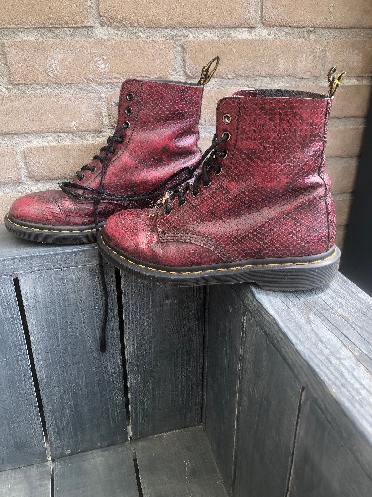 Dr.Martens Phoenix "snakeprint", Ophalen, Overige kleuren, Lage of Enkellaarzen, Dr. Martens