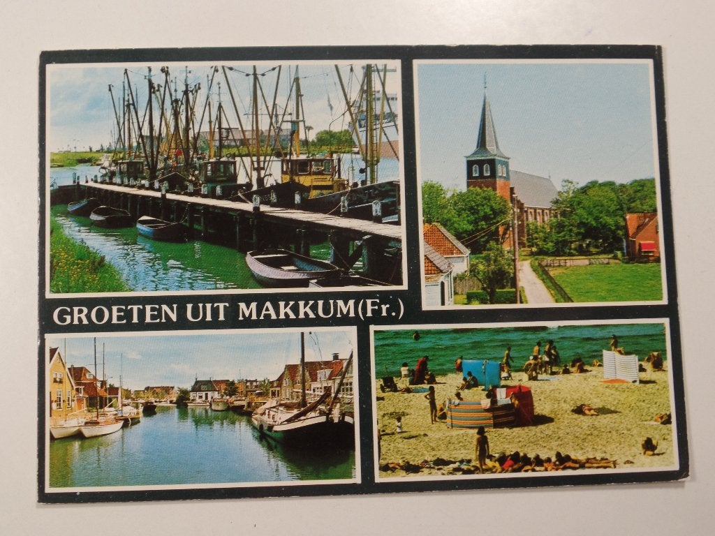 Makkum 22, Ophalen of Verzenden, Ongelopen, Friesland