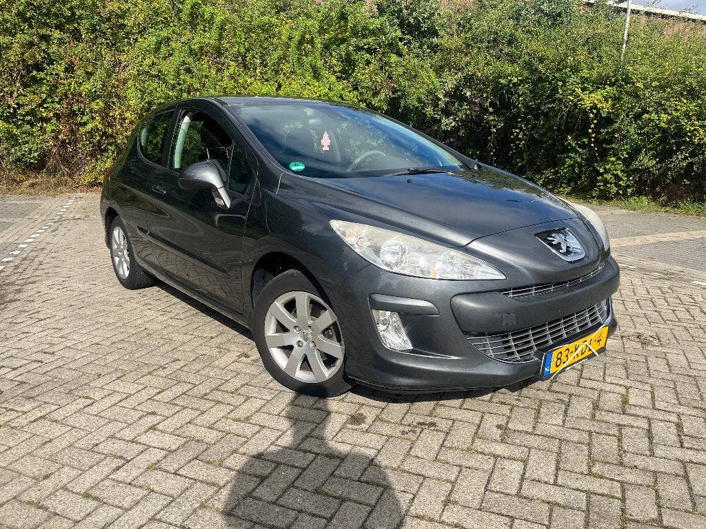 Peugeot 308 1.6 VTI 16V 3-DRS 2009 Grijs, Auto's, Voorwielaandrijving, 4 cilinders, 1650 kg, Origineel Nederlands