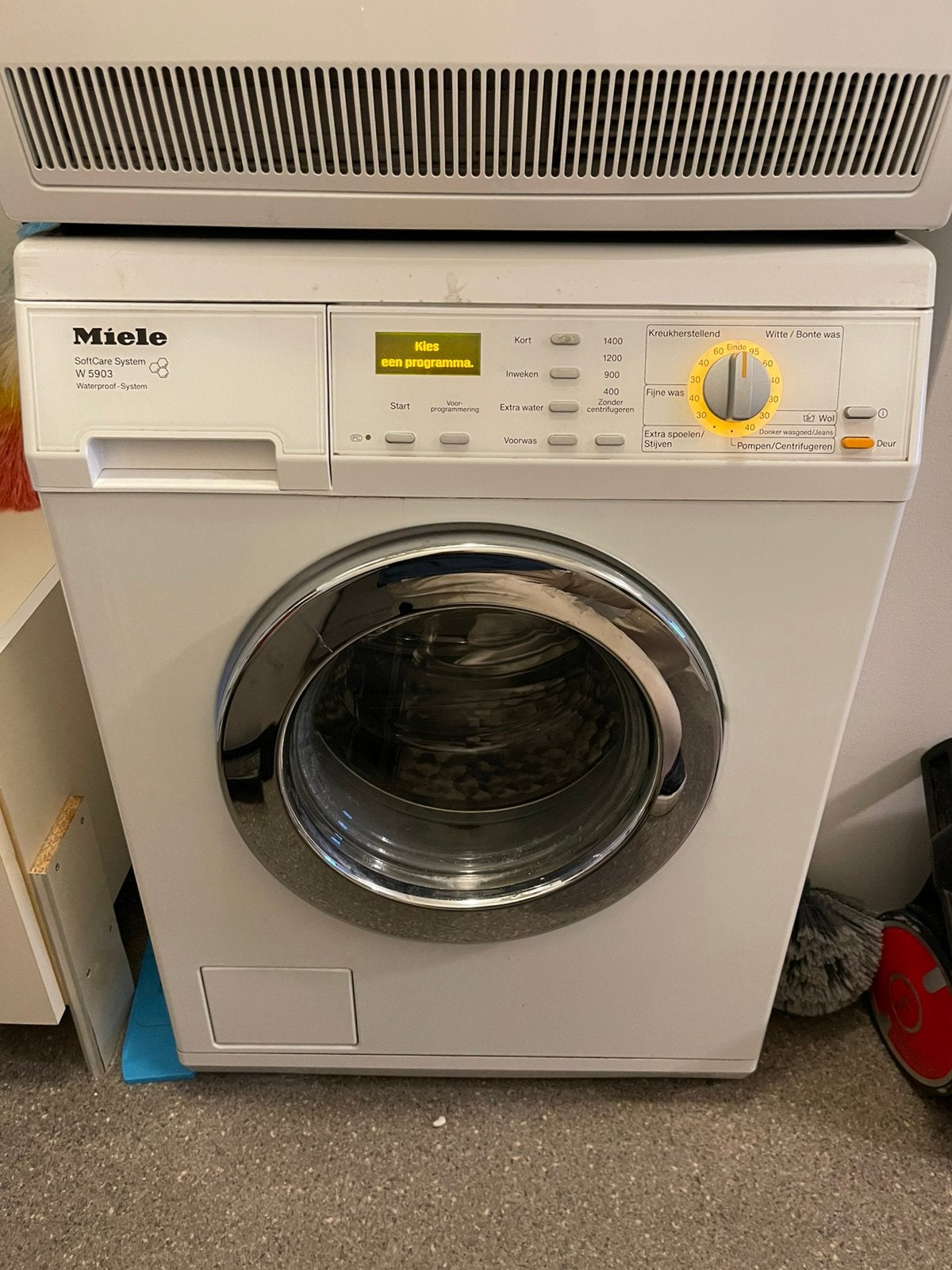 Miele wasmachine W5903 SoftCare System, Ophalen, Gebruikt, Wolwasprogramma, Voorlader