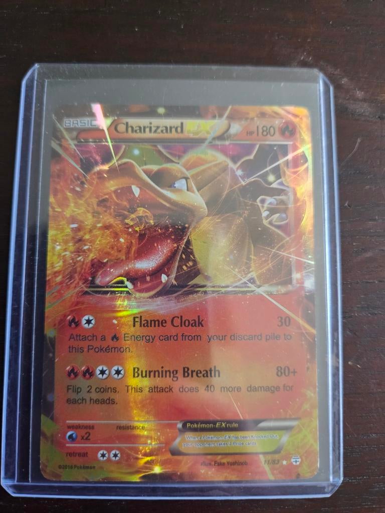 Charizard EX 11/83 Pokémon kaart uit 2016, Ophalen of Verzenden