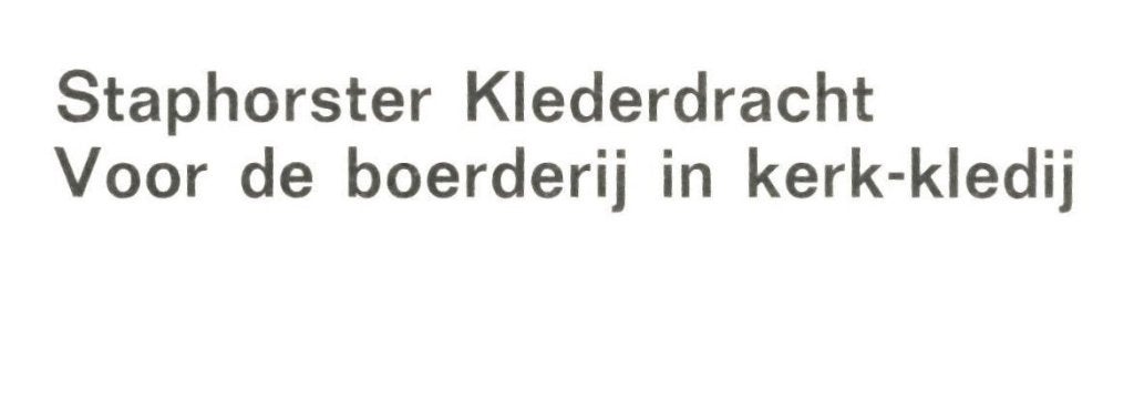 40953 Staphorst 482 Klederdracht nette kaart Onbeschreven, Ophalen of Verzenden, 1980 tot heden, Ongelopen, Overijssel