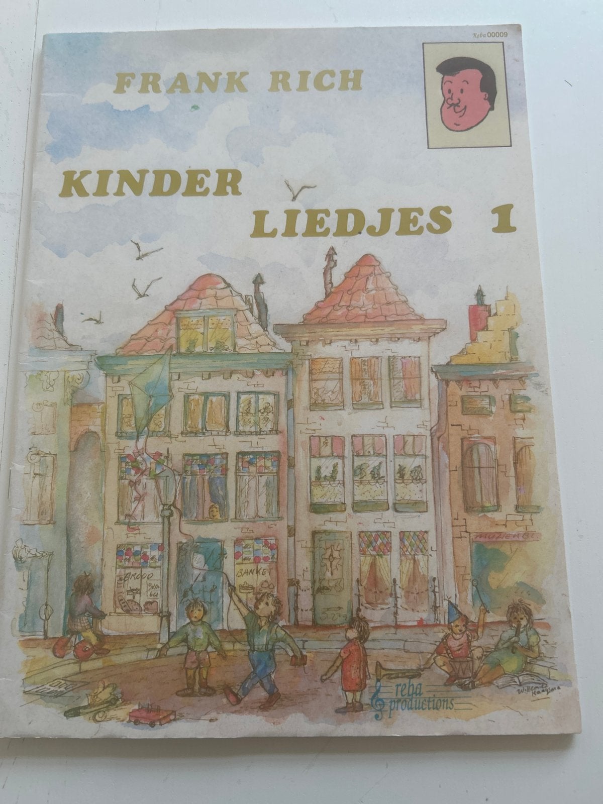 Frank Rich Kinderliedjes 1 - Liedjesboek met akkoorden, Boeken, Ophalen of Verzenden, Gelezen, 3 tot 4 jaar