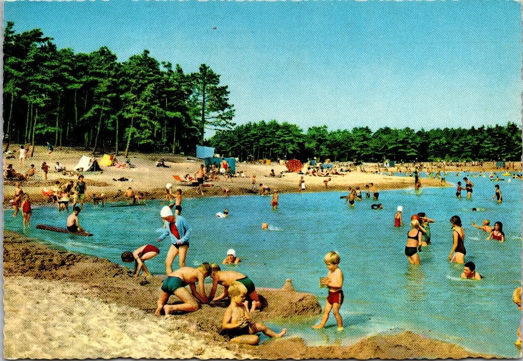 Nunspeet - 12 oude ansichtkaarten V, Verzamelen, Ansichtkaarten | Nederland, Verzenden, 1960 tot 1980, Gelopen, Gelderland