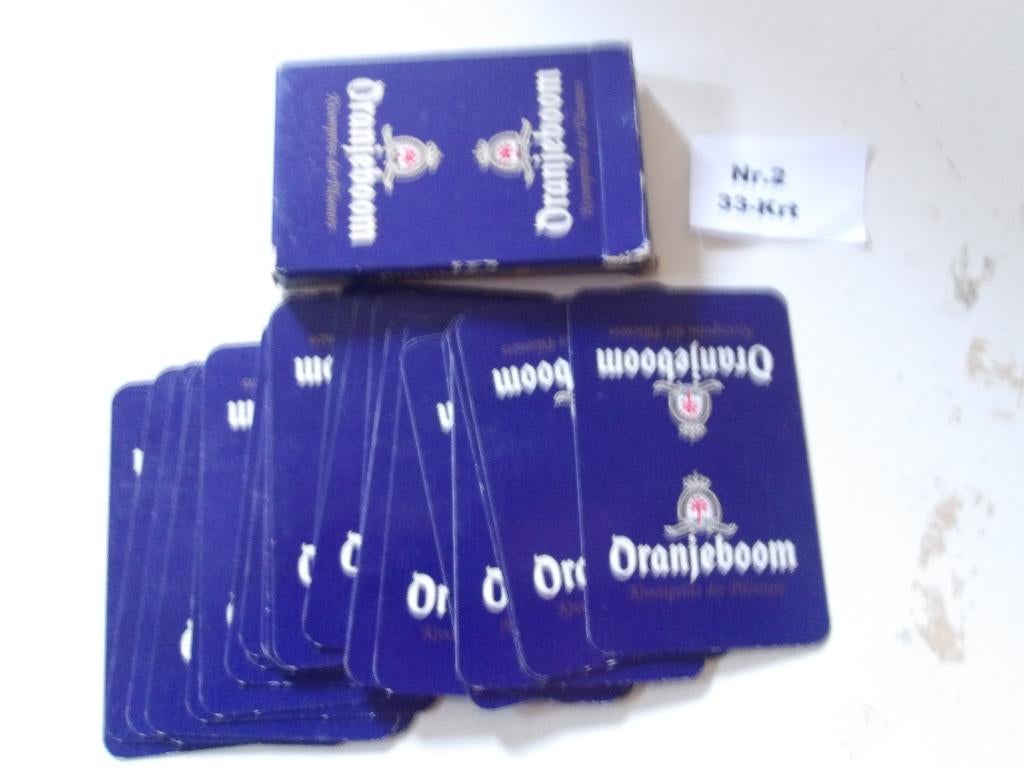 Oranjeboom bier speelkaarten (nr.2)) 33-Krt., Ophalen of Verzenden, Nieuw, Overige typen, Oranjeboom