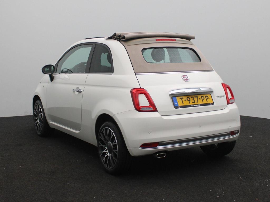 Fiat 500 C 1.0 Hybrid Dolcevita | Cabrio | Navigatie | Clima, 12 maanden, Stof, 4 stoelen, Wit