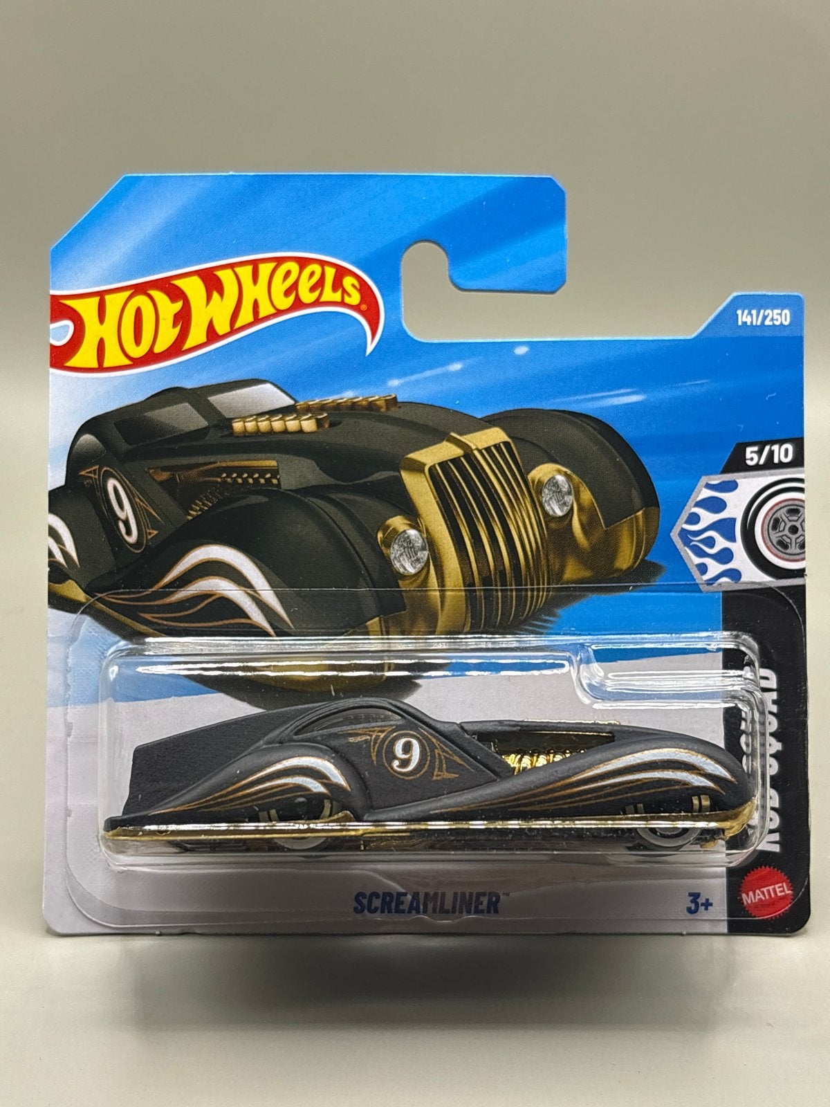 Hot Wheels 2026 Screamin' Liner Zwart Goud Nieuw in Verpakki, Auto, Nieuw, Ophalen of Verzenden, Mattel