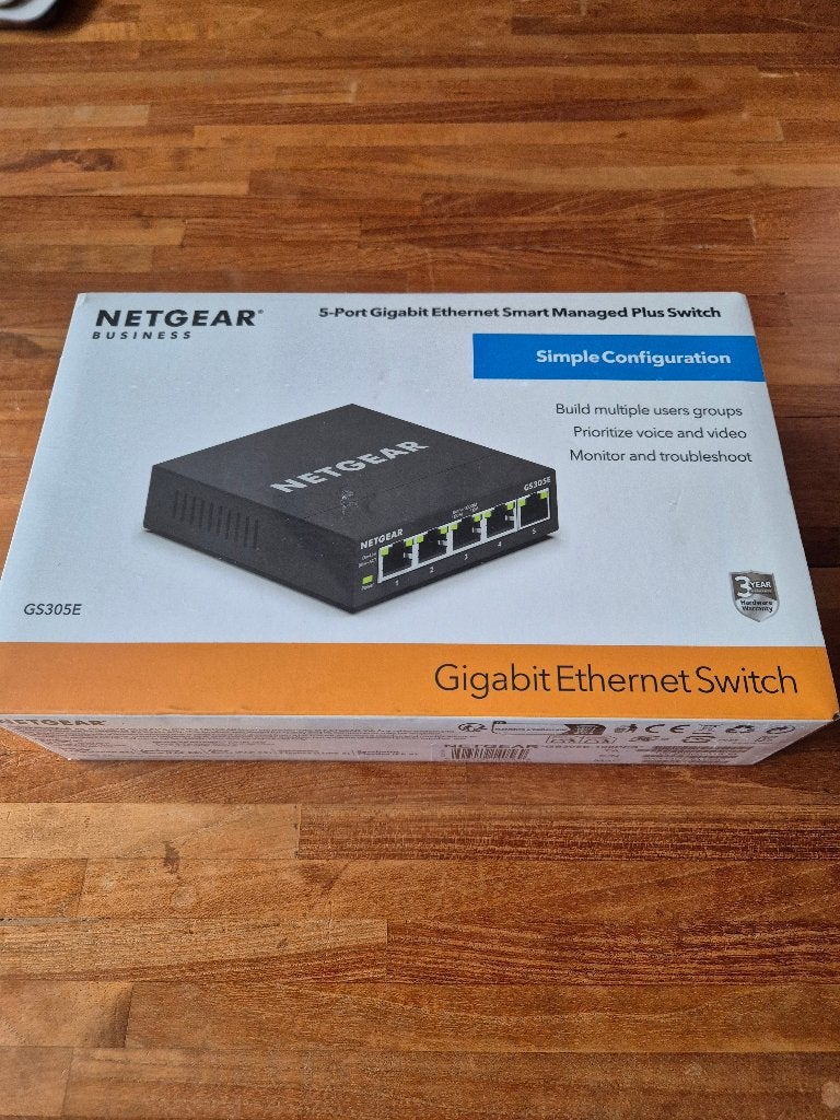 Netgear Netwrk Switch, Verzenden, Nieuw