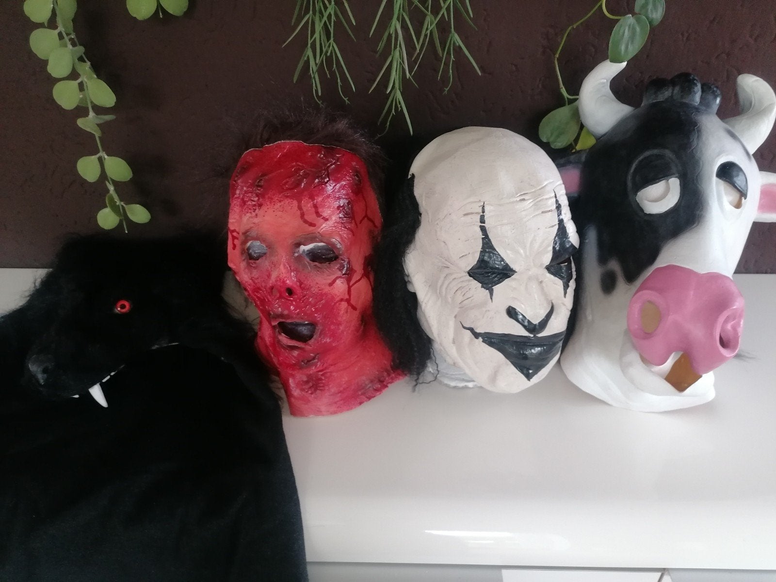 maskers halloween carnaval themafeest, Overige maten, Ophalen of Verzenden, Zo goed als nieuw, Accessoires