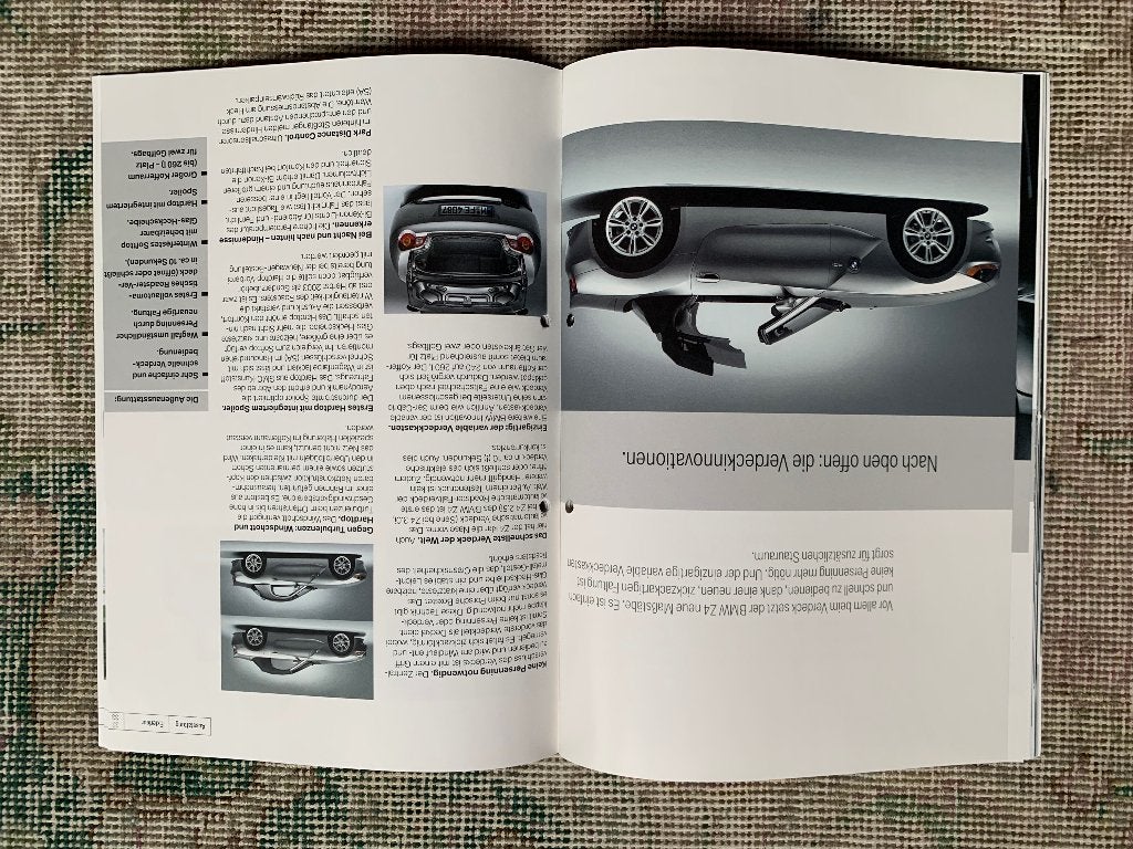 Foto 16 van Product informatie brochure BMW Z4 roadster E85 2002 izgs