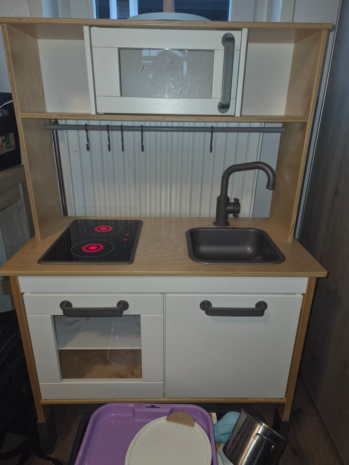 IKEA Duktig speelkeuken met accessoires, Ophalen, Gebruikt, Hout, Speelkeuken