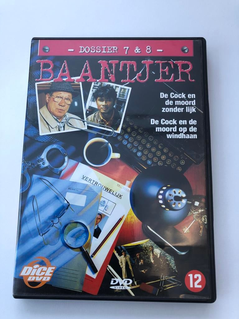 Baantjer Dossier 7 & 8 DVD - De Cock en de moord, Vanaf 12 jaar, Ophalen of Verzenden, Gebruikt, Detective en Krimi