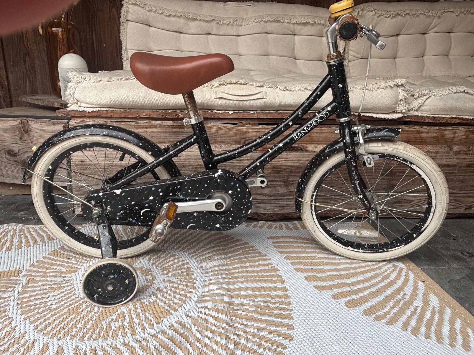 Banwood fiets 16 inch, Fietsen en Brommers, Fietsen | Kinderfietsjes, Ophalen, Terugtraprem, Zijwieltjes, 16 tot 20 inch