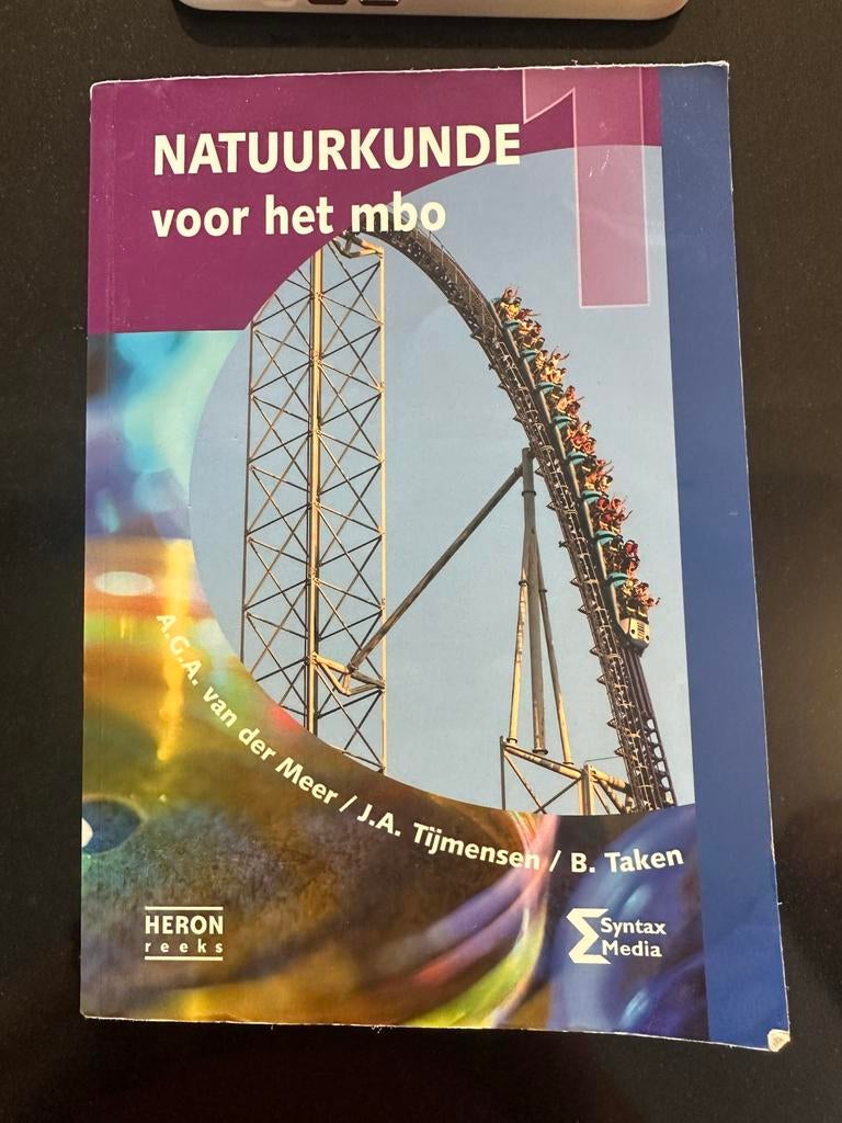 Natuurkunde voor het MBO - Studieboek, Ophalen of Verzenden, Beta, Zo goed als nieuw, MBO