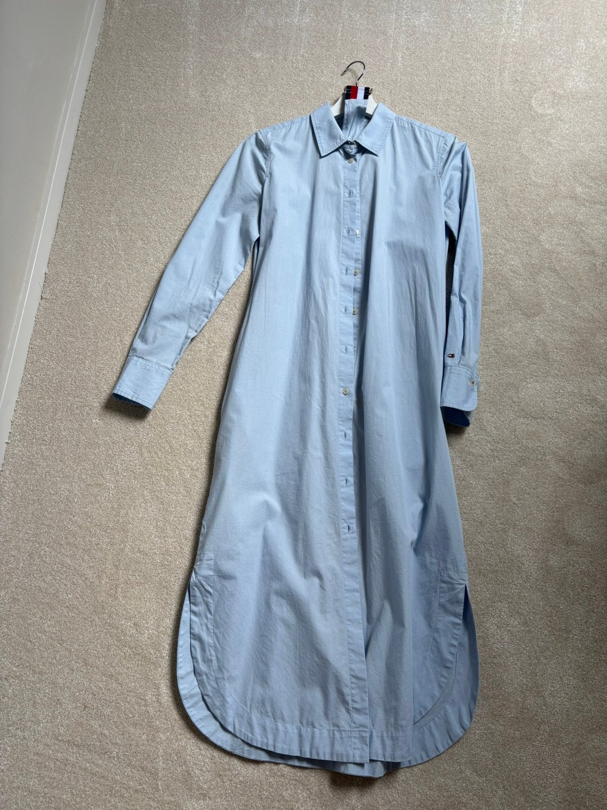 Tommy Hilfiger jurk, Ophalen, Blauw, Zo goed als nieuw, Maat 34 (XS) of kleiner