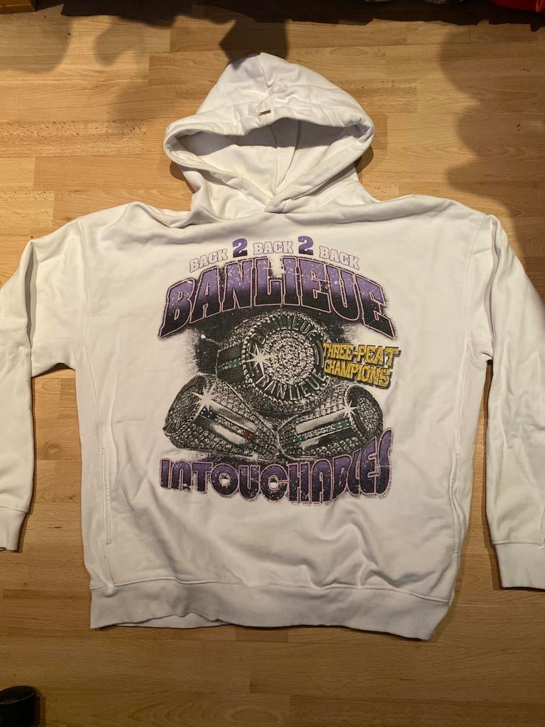 Banlieue Hoodie Wit - Extra Large, Ophalen of Verzenden, Zo goed als nieuw