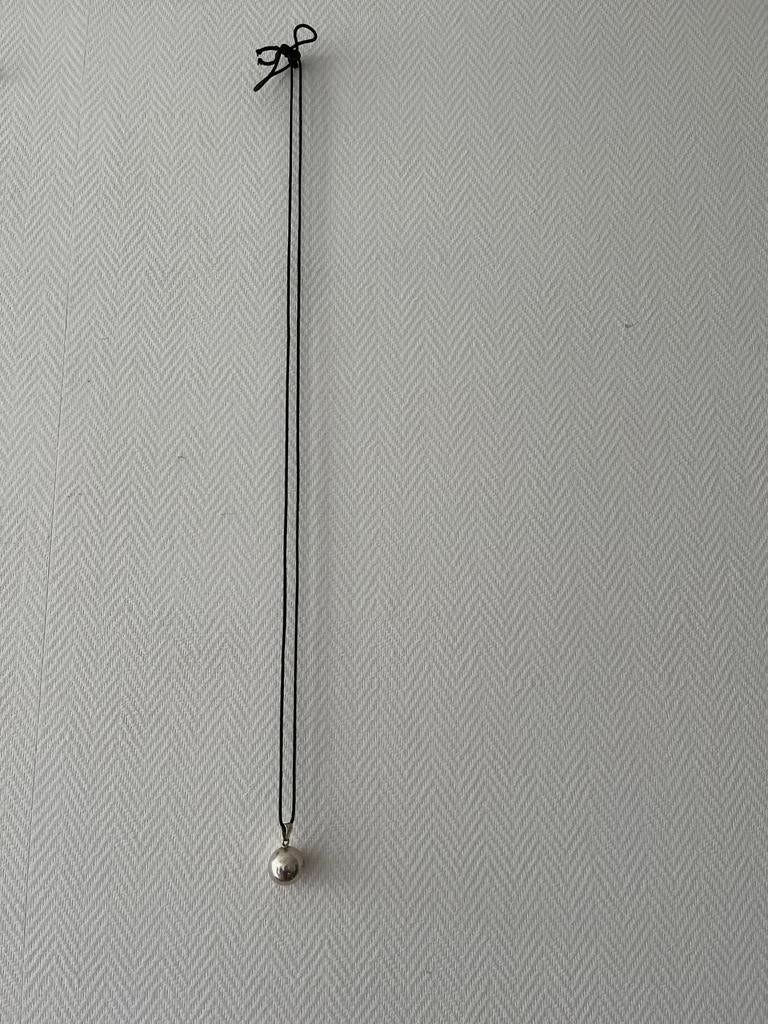 Zilveren zwangerschapsketting, Ophalen of Verzenden, Gebruikt, Zilver, Met hanger