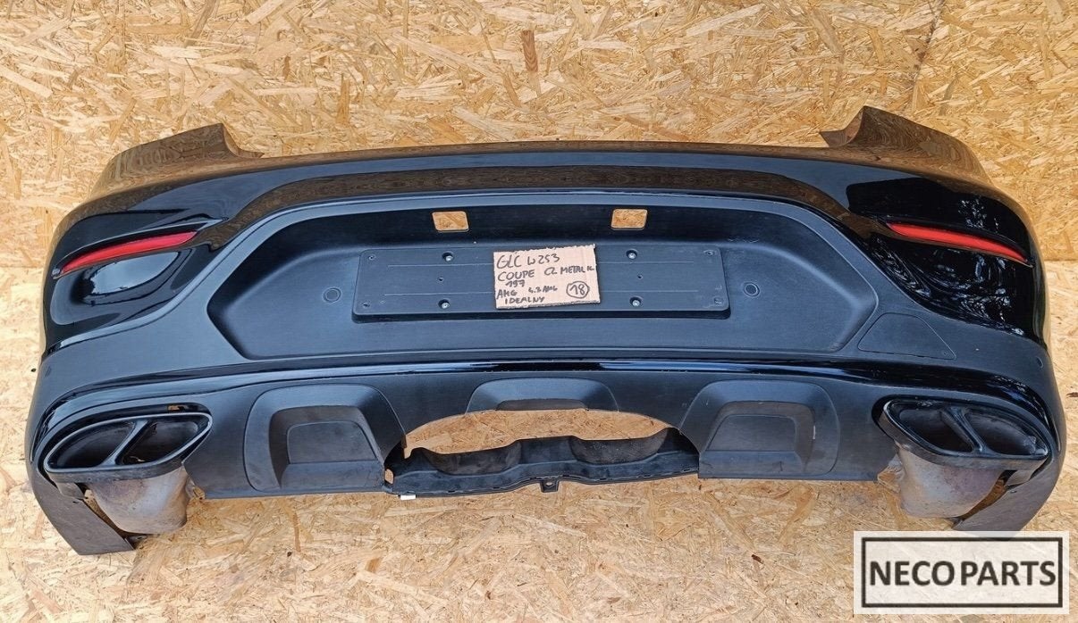ACHTERBUMPER GLC W253 43 AMG COUPÉ BUMPER KLEUR 197, Gebruikt, Ophalen of Verzenden, Achter, -