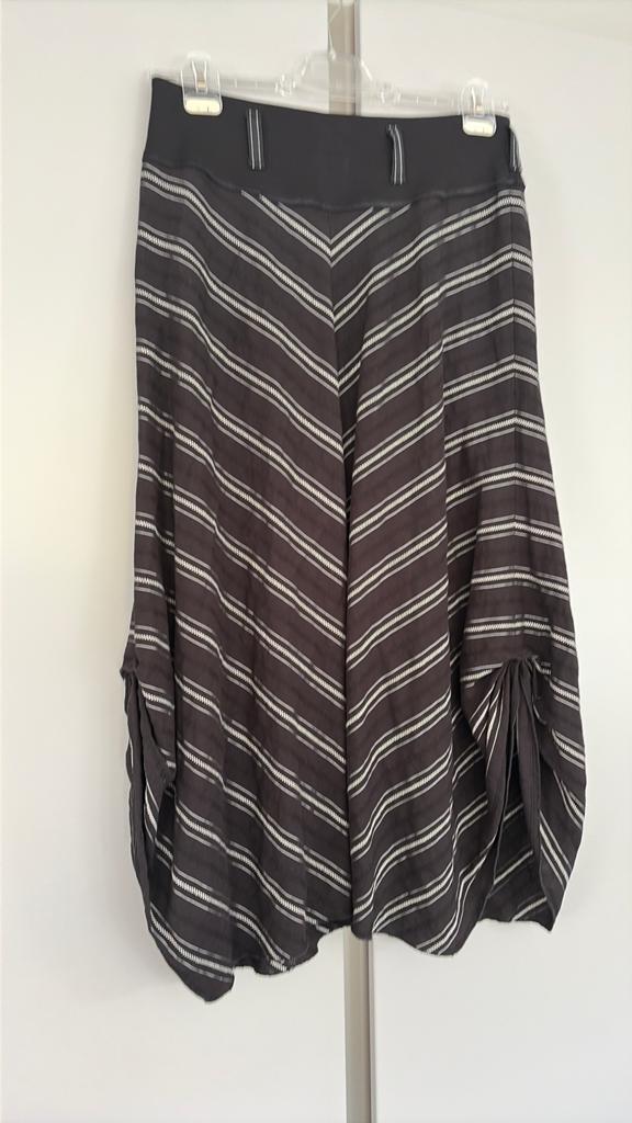 Nieuwe Beate Heymann gestreepte rok, maat 40, Kleding | Dames, Maat 38/40 (M), Zwart, Nieuw, Ophalen of Verzenden