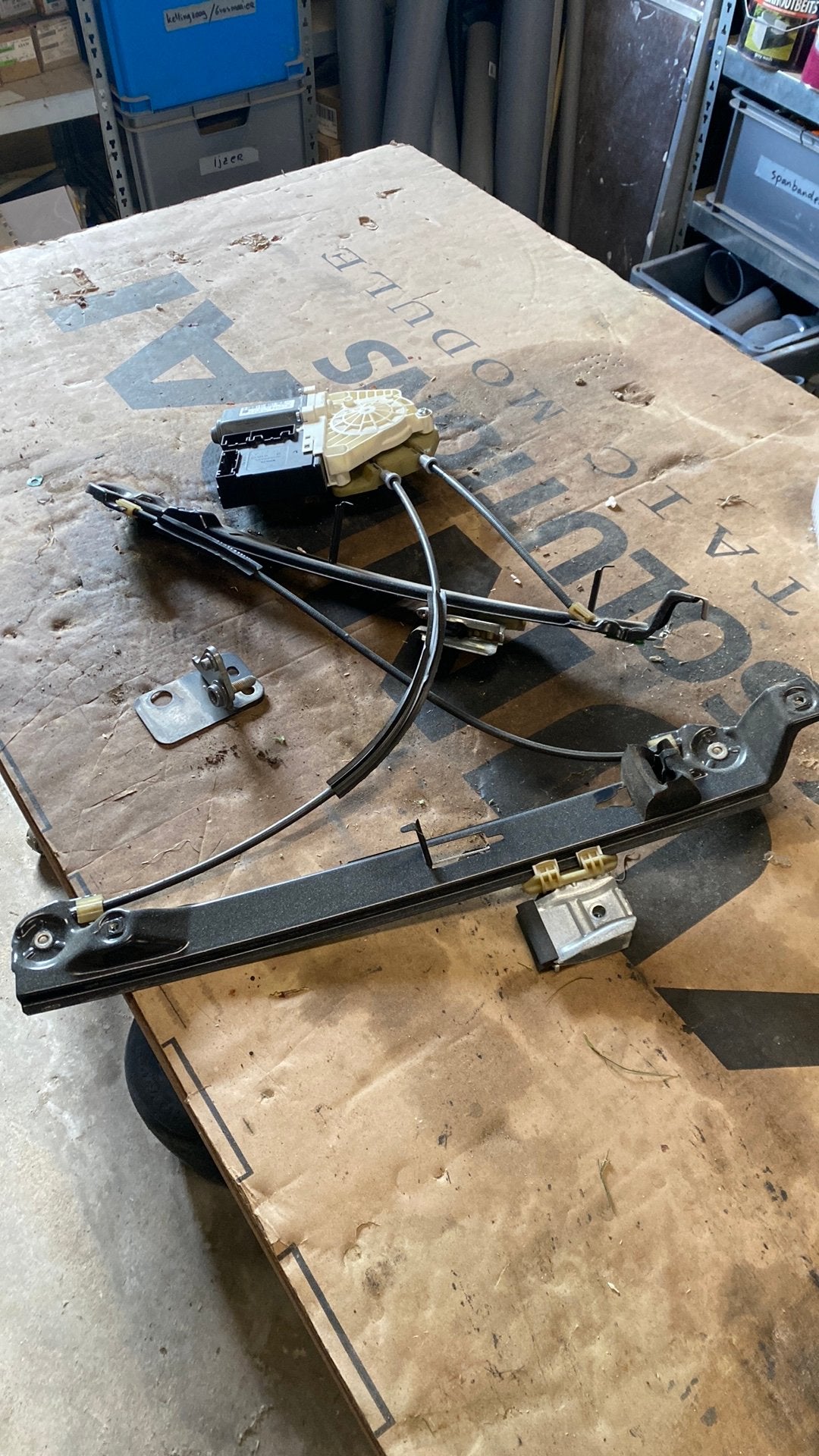 Raammeganisme + raam seat leon 1P1 2012 1.2tsi, Ophalen of Verzenden, Gebruikt, Audi