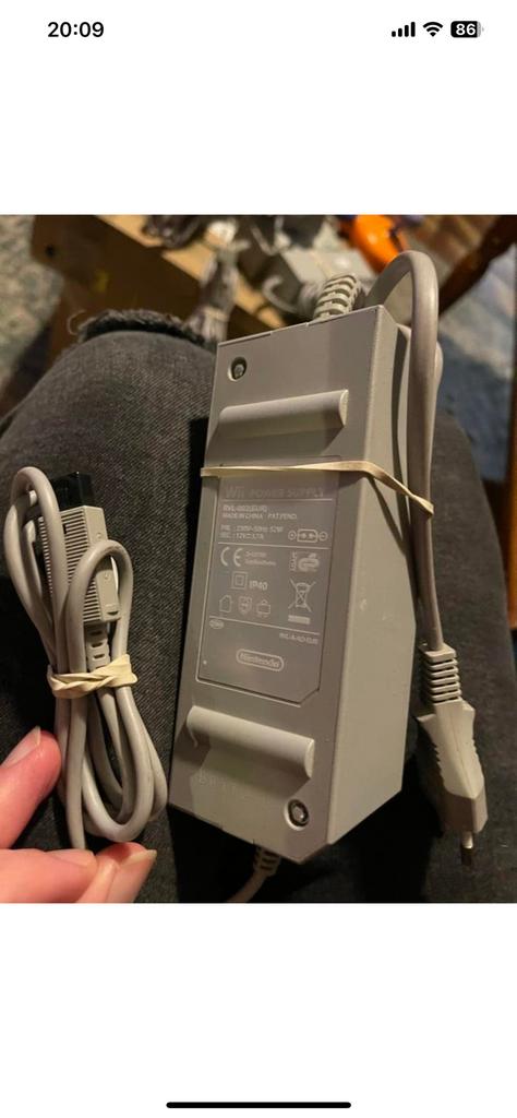 Nintendo Wii Voeding Adapter, Ophalen of Verzenden, Zo goed als nieuw